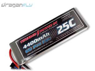 Thunder Power RC G6 LiPo Battery 4400mAh 3 Cell 11.1V  