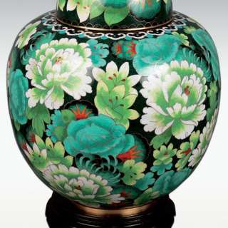 China Multi Color Cloisonne Cremation Urn   Large   Free Shipping