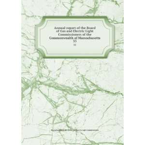  Annual report of the Board of Gas and Electric Light Commissioners 