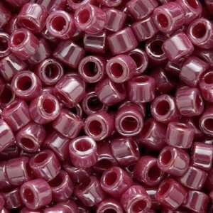  Miyuki Delica Seed Beads 11/0 Opaque Cadillac Red Luster 