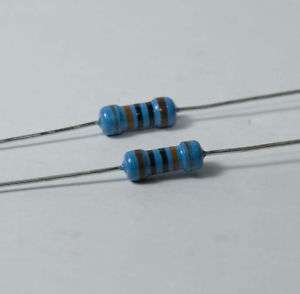 100 pcs 100 ohm 100 Metal film 1% Resistor 1/4W  