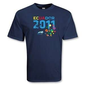  hidden Ecuador Copa America 2011 T Shirt: Sports 