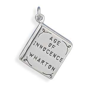  Age of Innocence Book Charm Sterling Silver Jewelry