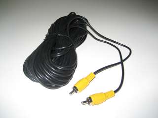 60 FT RCA Composite Video Cable Patch Yellow Boot 60FT  