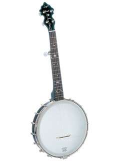 Saga SS 10P Old Time 5 String Open Back Travel Banjo with Maple Rim 
