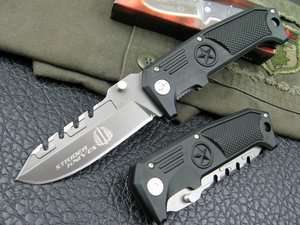   Folding Knife Camping Military Knife Stainless Blade   model 5204
