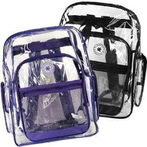   Cliffs Clear Transparent PVC See Thru School Book Backpack / Child Day