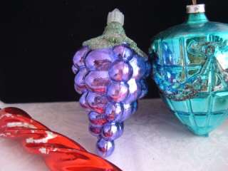  Ornaments Colmbia Holand W German Blown Glass 14 Icicle 5 Ball