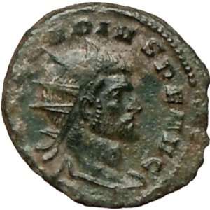   II 268AD Authentic Genuine Rare Ancient Roman Coin PAX PEACE Goddess