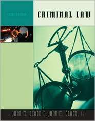 Criminal Law, (053452575X), John M. Scheb, Textbooks   
