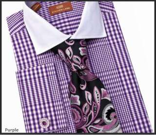 Steven Land Mens Dress Shirt W/French Cuff Style #DS 914  