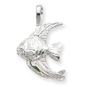  Sterling Silver Fish Charm: Vishal Jewelry: Jewelry