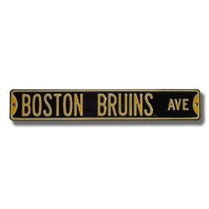  BOSTON BRUINS BOSTON BRUINS AVE Authentic METAL STREET 
