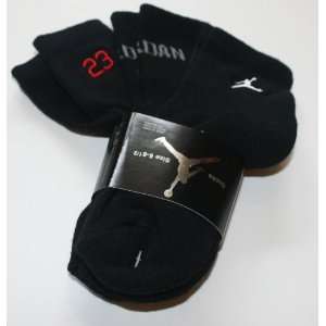 Nike Jordan Jumpman23 Kids Socks Quarter Crew 3 Pair   Size 6 8.5 