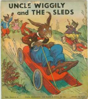 Uncle Wiggily and The Sleds Garis Platt & Munk Co 1939  