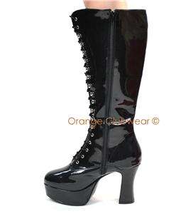 PLEASER Exotica 2020X Wide Width Knee High Boots Shoes  