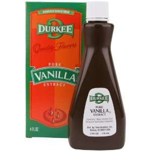 Durkee Vanilla Extract, Pure, 4 Ounce Grocery & Gourmet Food