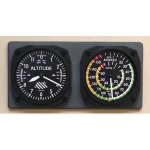  Aviation Gifts   Instrument Wall Clock & Thermometer: Home 