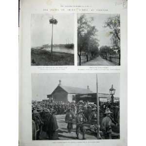   1900 China Soldiers Railway Station Ice Boats Embassy: Home & Kitchen