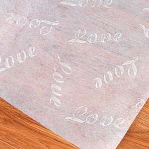 Love Print Wedding Aisle Runner   Party Decorations & Aisle Runners 