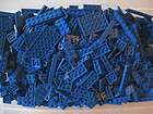 Lego BLUE FLAT BASE PLATE Bricks 100 PCS Bulk Lot