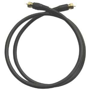  LEVITON C6851 G3E RG6 Black Coax Cable,3 ft,18 AWG: Home 