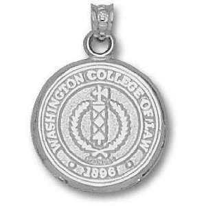 American University Solid Sterling Silver Washington College Of Law 