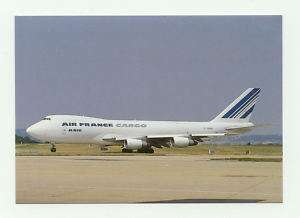 BOEING 747 POSTCARD AIR FRANCE ASIE CARGO #22  