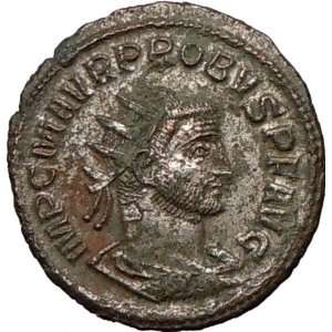  PROBUS 278AD Authentic Ancient Silvered Roman Coin Orbis w 