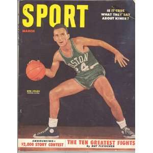   Sport Magazine March 1953 Bob Cousy Boston Celtics