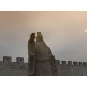 China, Shandong Province, Weihai, Chengshan Cape, Statue of the First 
