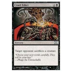    the Gathering   Cruel Edict   Tenth Edition   Foil Toys & Games