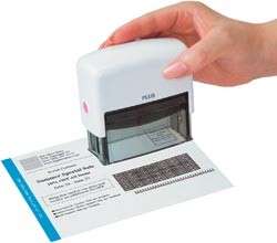 Kespon Large White Guard Your ID Identity Protection Stamp 37 260 