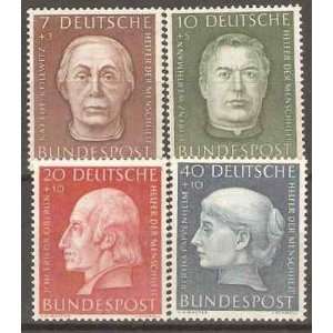 Postage Stamp Germany Wefare personalities Bundepost SP272 