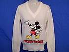   MICKEY MOUSE DISNEY CHARACTER FASHIONS ACRYLIC SOFT SWEATER SMALL S
