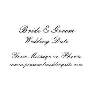 : Wedding Website Insert Card for Invitations Business Card Template 