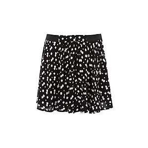  Black dice print skirt 