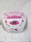EUC Hello Kitty AM/FM Stereo CD Cassette Recorder Boombox by Spectra 