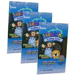 Webkinz Trading Cards Sealed Packs FEATURE CODE Card for Online Pets 