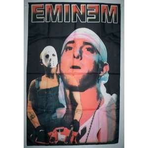  EMINEM 5x3 Foot Cloth Textile Fabric Poster: Home 
