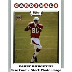  2008 Topps #368 Early Doucet   Arizona Cardinals (RC 