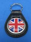 BRITISH FLAG UNION JACK ENGLAND UK AUTO KEYCHAIN KEY CHAIN RING FOB 