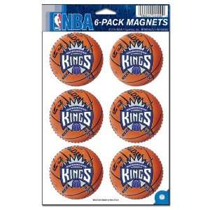 NBA Sacramento Kings Magnet Set   6pk 