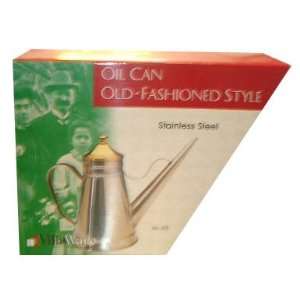 Stainless Steel Oil Can, Old Fashioned Grocery & Gourmet Food