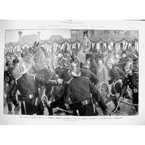  1900 GENERAL BULLER ALDERSHOT FIREMEN CARRIAGE HORSES 