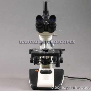 Compound light microscope for use with viewing biological specimens on 