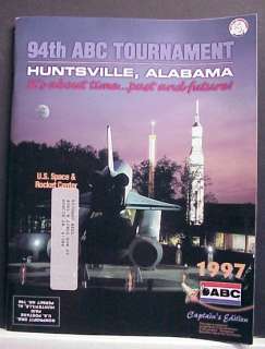1997 ABC 94th Huntsville Bowling Tournament Program PBA  