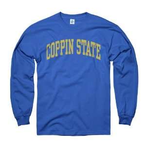  Coppin State Eagles Royal Arch Long Sleeve T Shirt Sports 