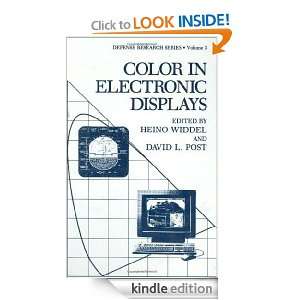 Color in Electronic Displays (Defense Research Series): Heino Widdel 