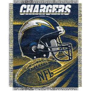  San Diego Chargers NFL Woven Jacquard Throw: Sports 